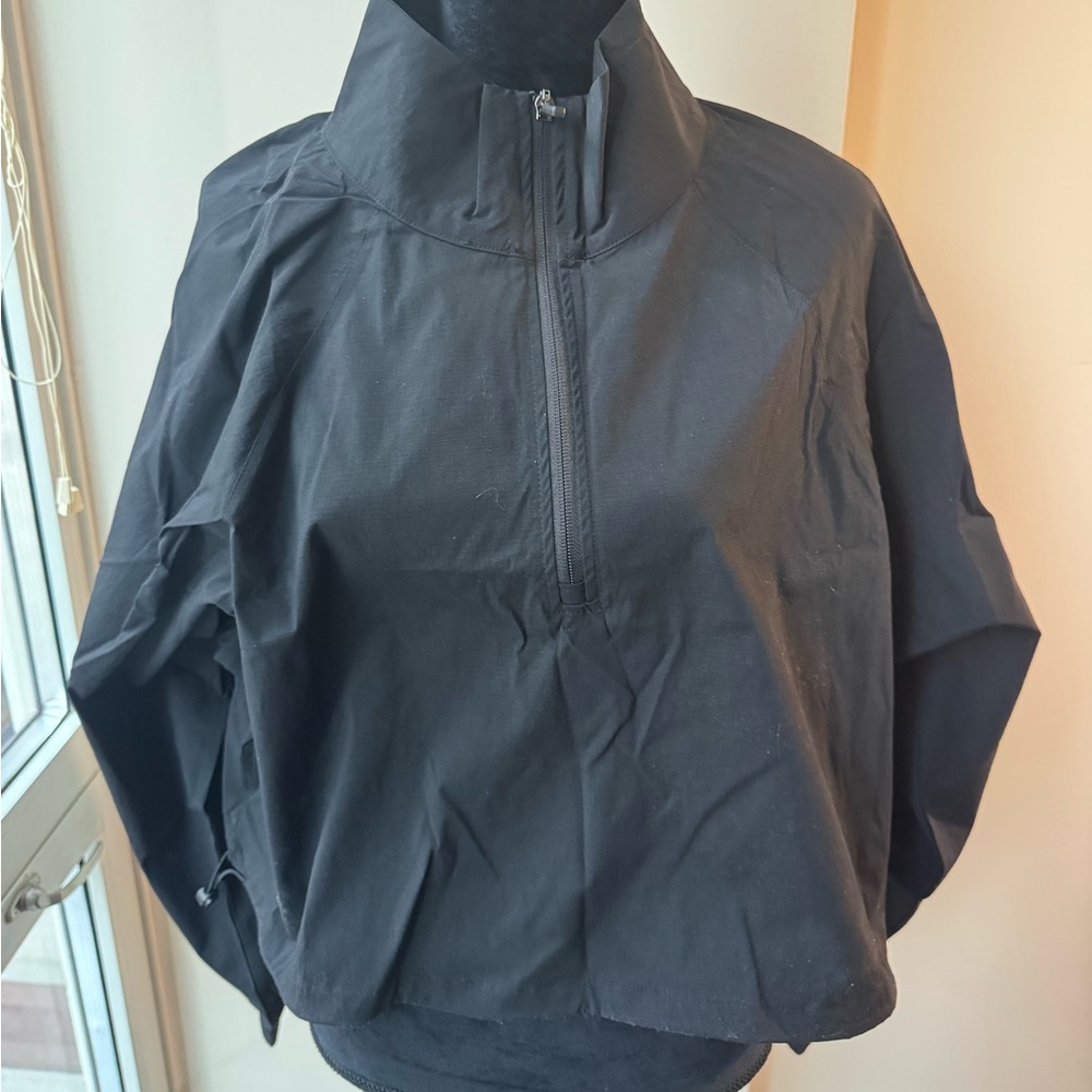 90 DEGREE BY REFLEX Gia Black Ripstop Crop Half Zip Jacket Size XL BRAND NEW! - Picture 5 of 7